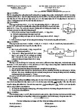 Đề thi học sinh giỏi cấp huyện môn Vật lý Lớp 9 - Năm học 2016-2017 - Trường THCS Y Jut (Có đáp án)